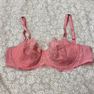 ‼️SOLD‼️VS pink and gold glitter bra